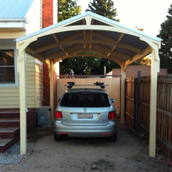 Atap dan Konstruksi Kolom Carport