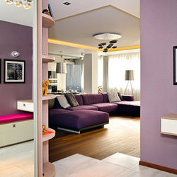 Menggunakan Cat Untuk Menciptakan Dimensi Ruang