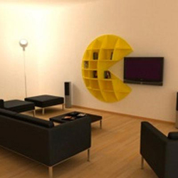Tempat Menyimpan Kaset/CD Bergaya Pac Man Game