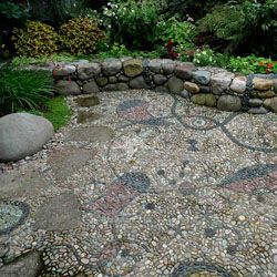 Seni Mosaik Untuk Taman