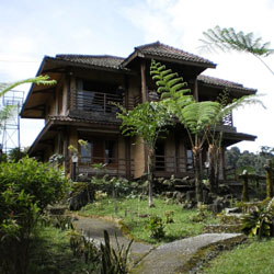 Rumah Villa Bernuansa Sejuk di Bogor Jawa Barat